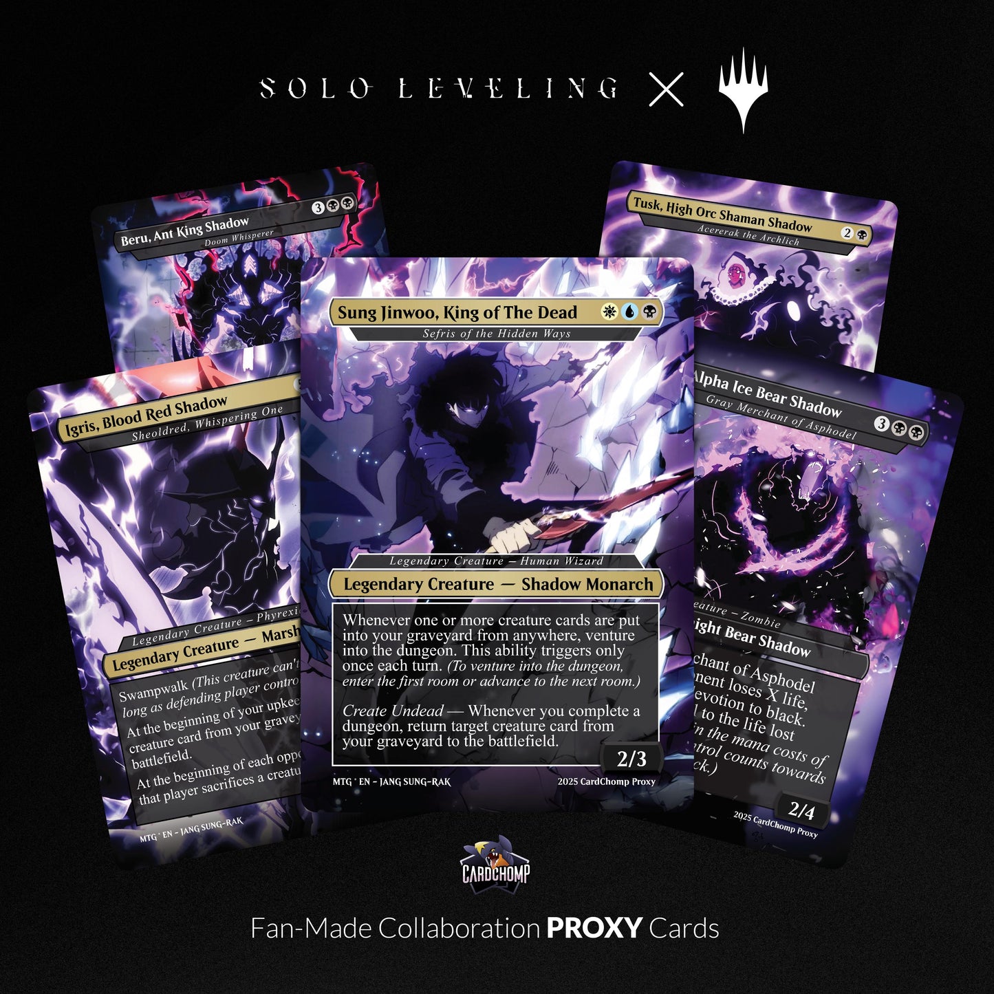 Solo Leveling - Enter the Dungeon Commander Deck
