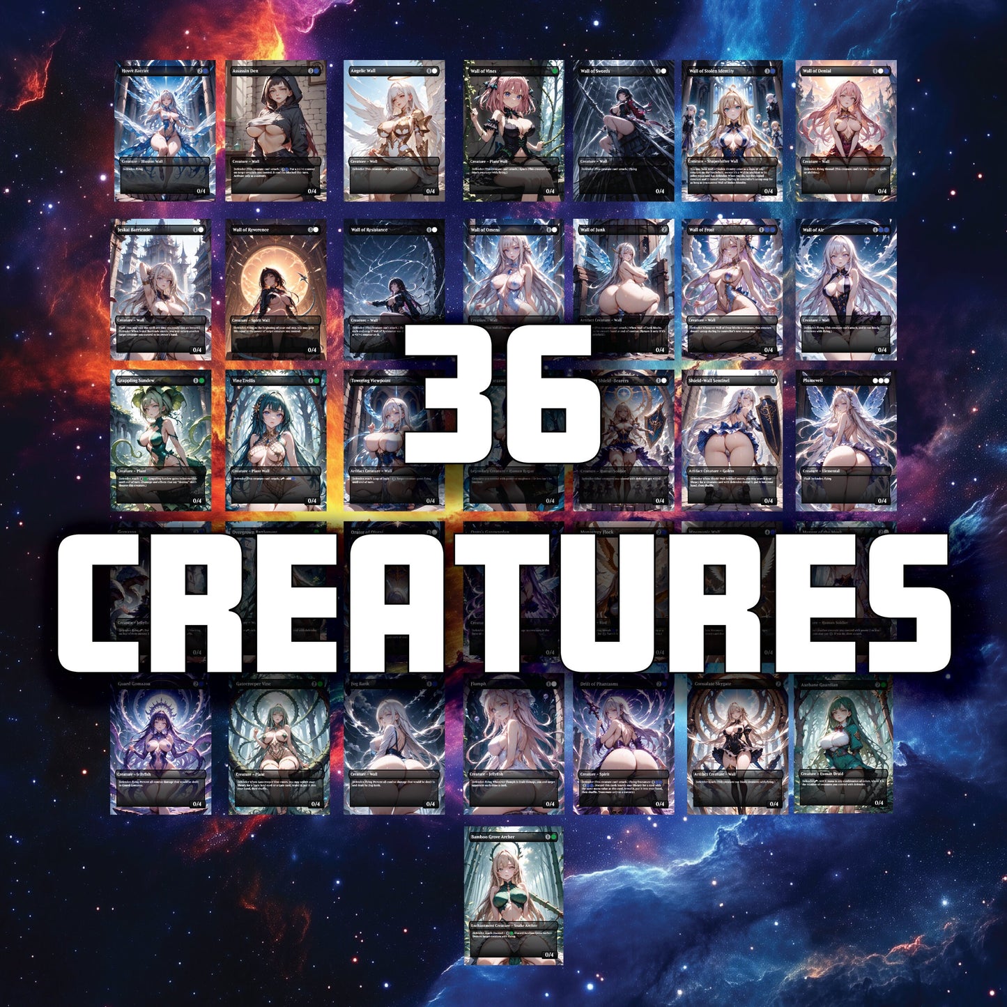 Custom Arcades, the Strategist Proxy Commander Deck - Sexy Art Edition