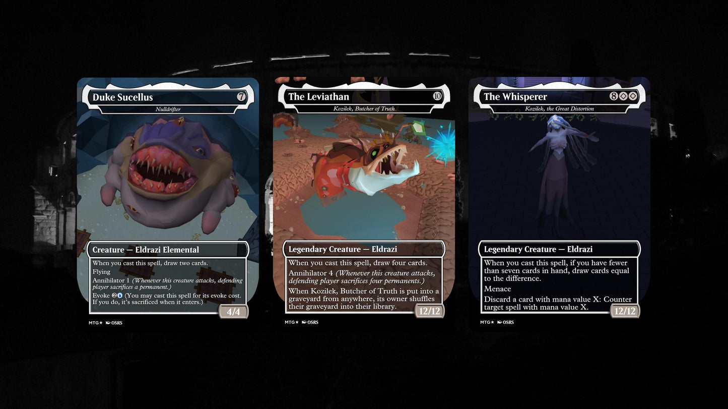 Vardorvis/Nex / Ulamog, Fused Atrocity - Eldrazi Commander Deck - OSRS Themed MTG Inspired Proxy Cards - Oldschool Runescape MTG Custom Deck