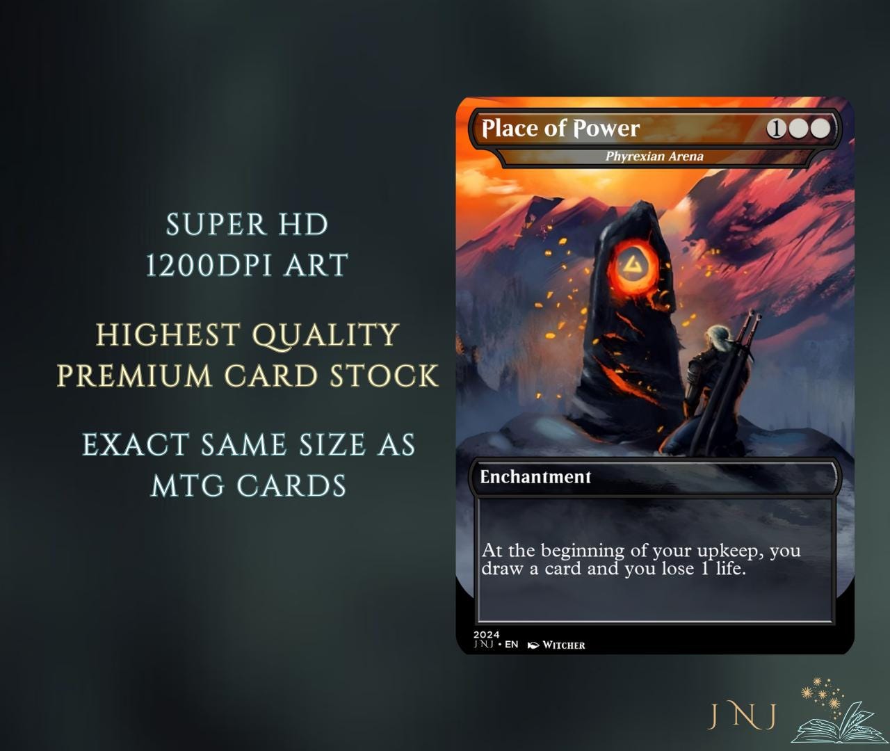 Witcher Themed Commander Deck, Golgari Control/Death Triggers, 110+ cards EDH Deck Premium Quality Proxy