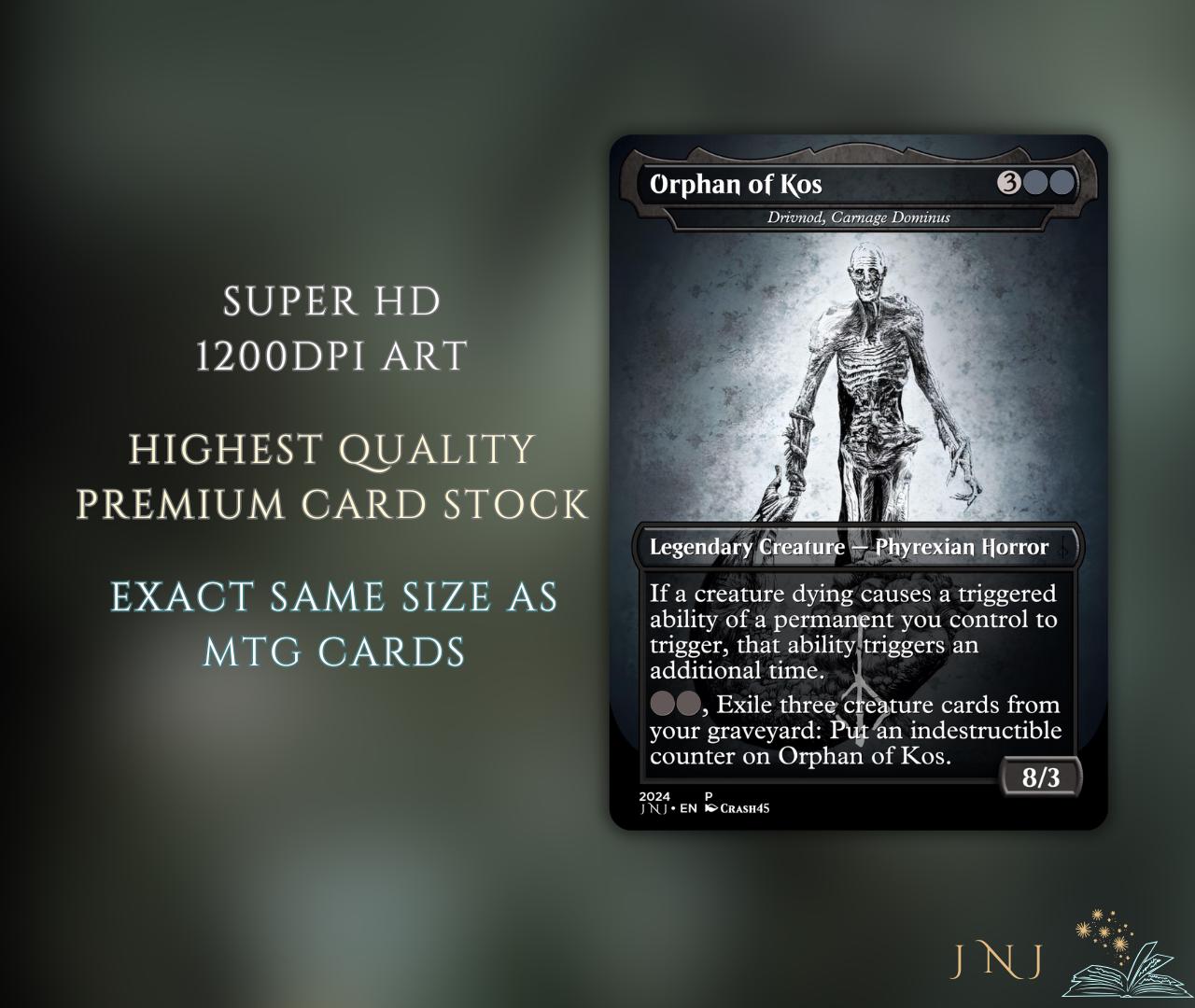 Bloodborne Themed Commander Deck Proxies, Aristocrat/Artifact Combo, 120+ Unique Cards, Quality Custom Card Proxy Replicas for Commander EDH