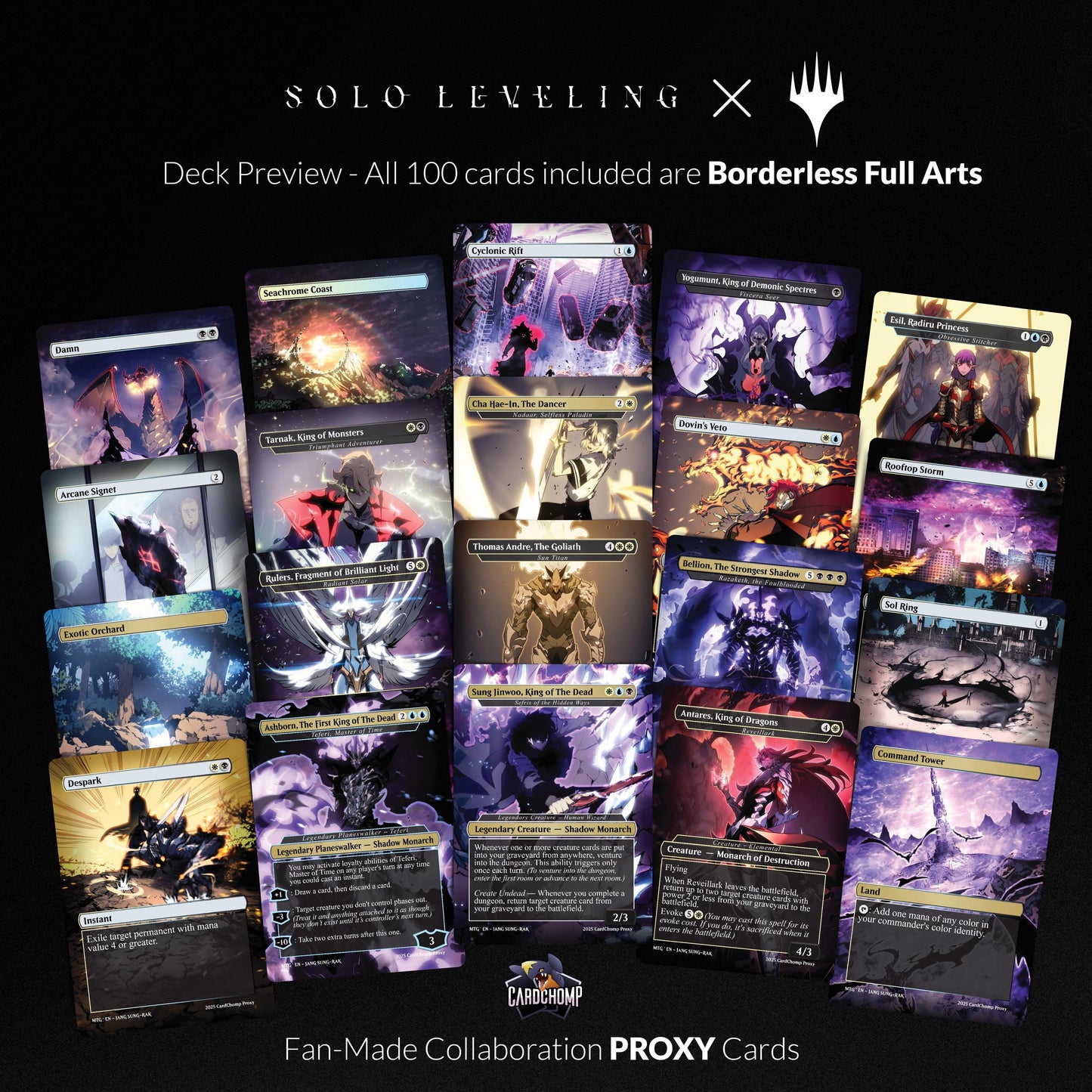 Solo Leveling - Enter the Dungeon Commander Deck