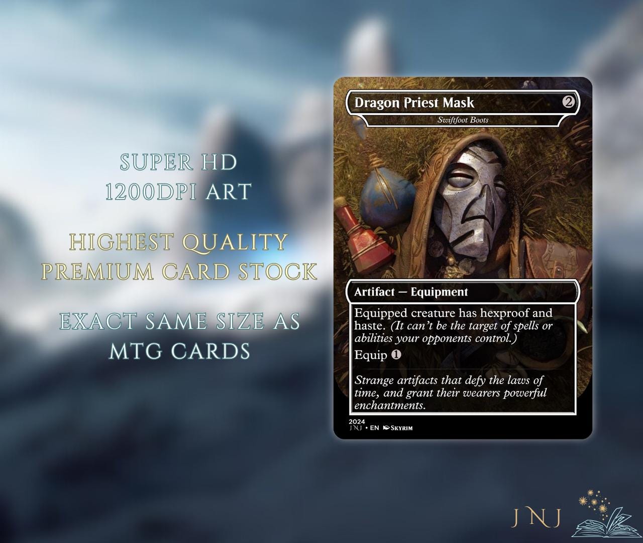 Skyrim Themed Commander Deck Proxies, Multi Colour Combo, 120+ Unique Cards, Quality Custom Card Proxy for Commander EDH
