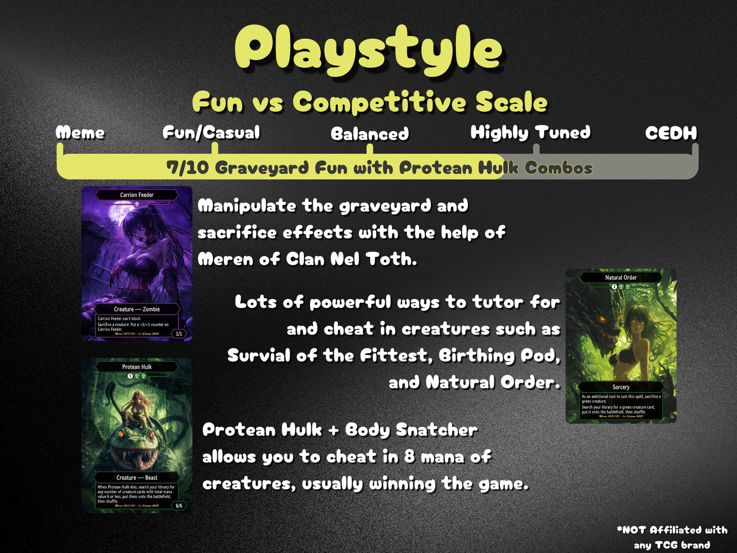 Meren Commander Graveyard Deck – Custom Cards for Casual Play