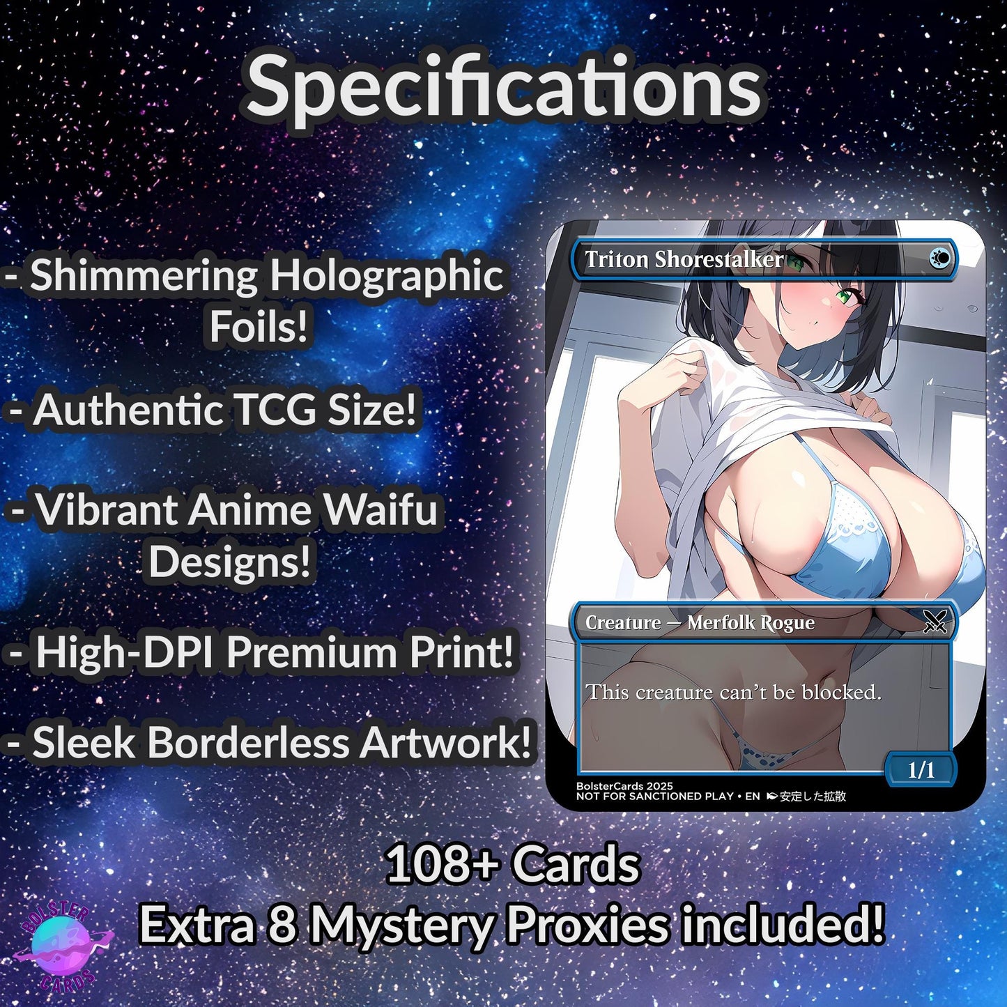 Yuriko, the Tiger's Shadow Anime Waifu Proxy Custom Card TCG Foil/NonFoil Mature Gorgeous Anime Art For EDH Commander Gift For Him/Her
