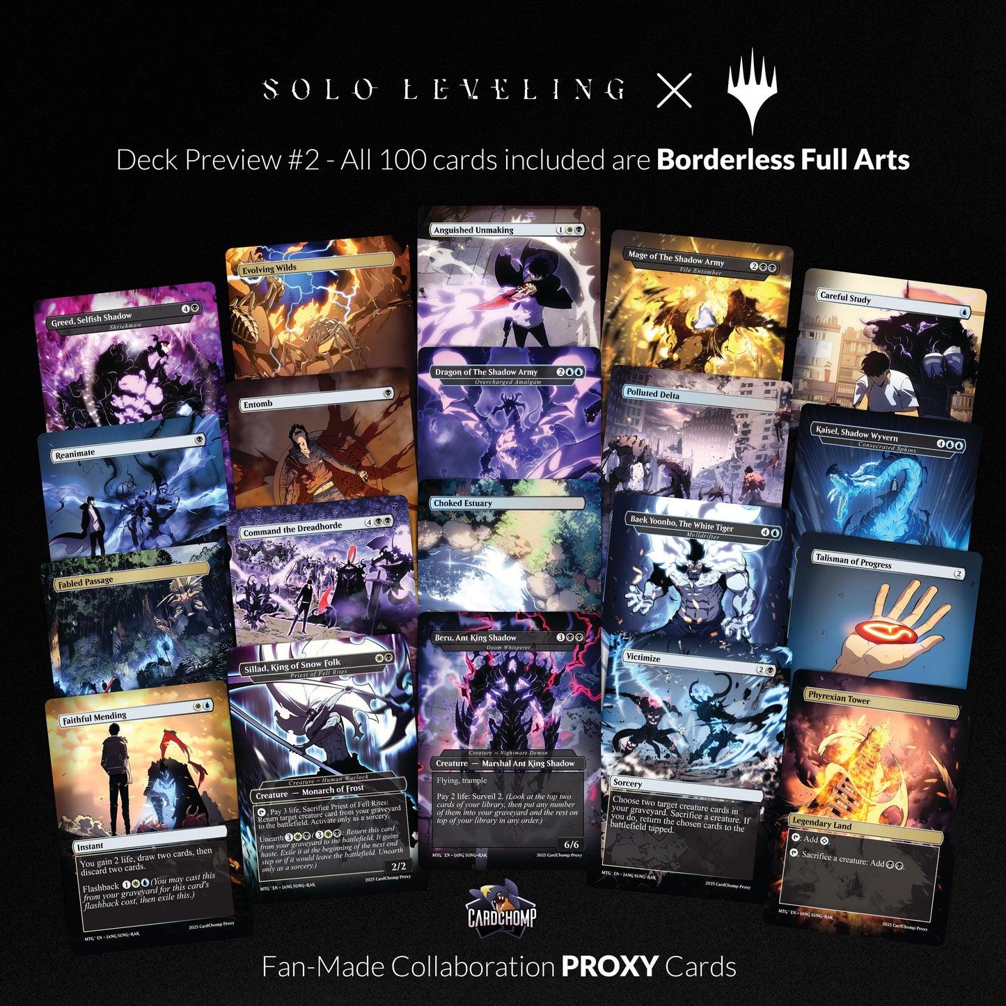 Solo Leveling - Enter the Dungeon Commander Deck