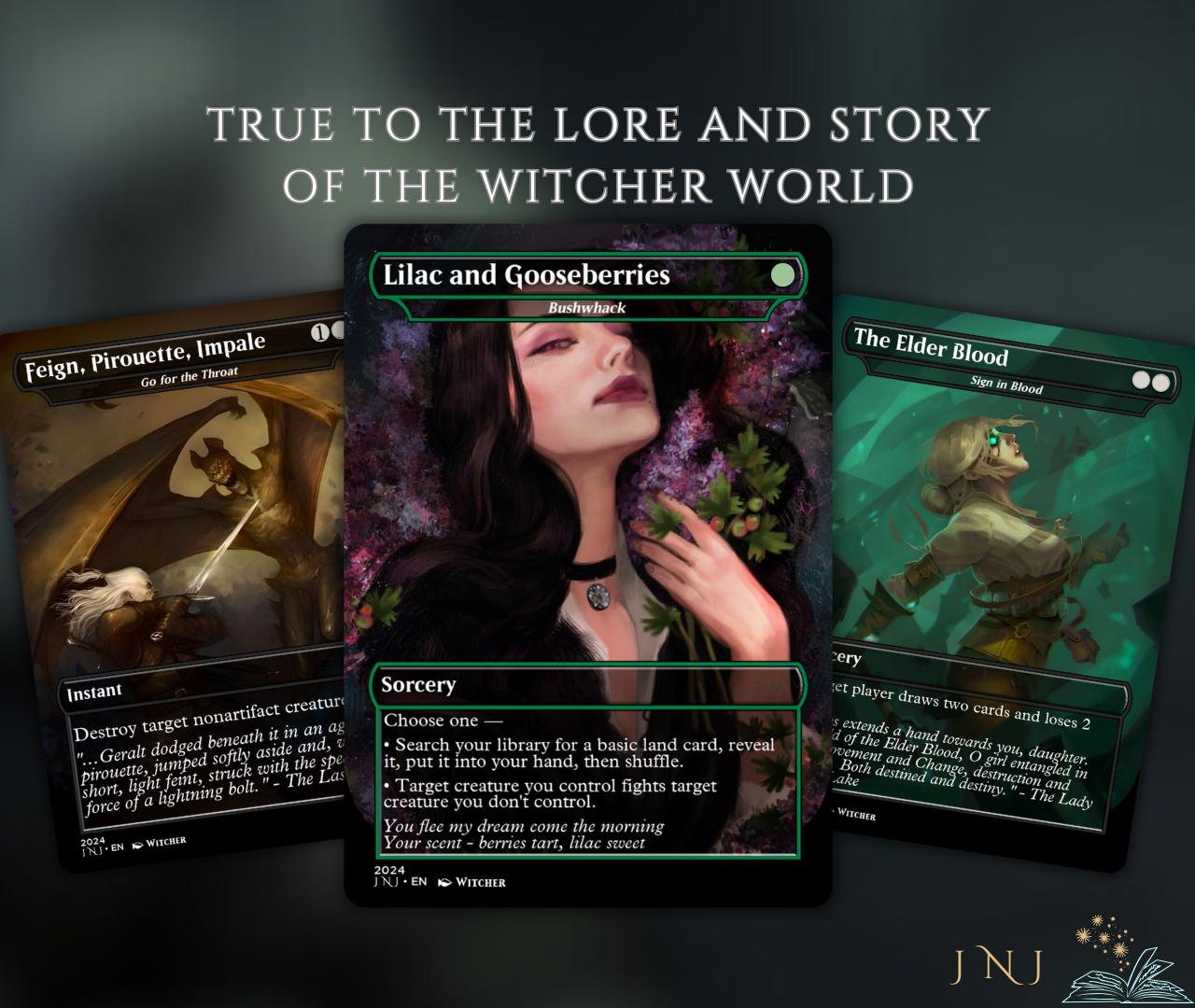 Witcher Themed Commander Deck, Golgari Control/Death Triggers, 110+ cards EDH Deck Premium Quality Proxy