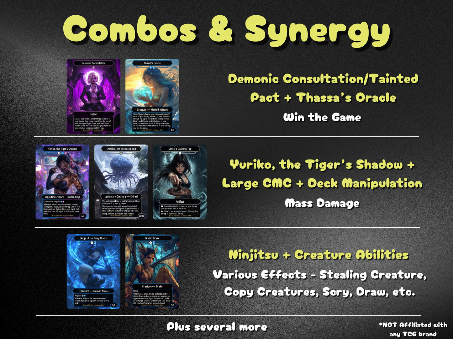 Yuriko Commander Ninja Deck – Custom Cards for Casual Play