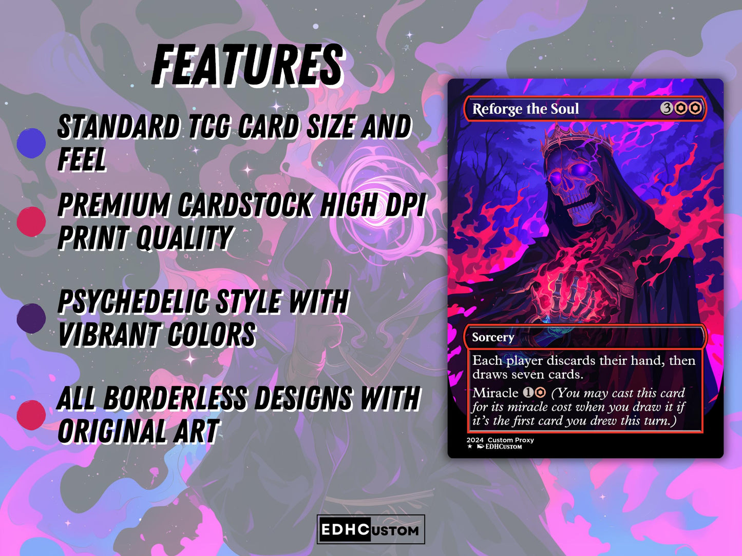 Nekusar Wheels Proxy Deck 100 Cards + Sideboard + Tokens | Premium Quality Custom MTG Proxies for EDH Commander