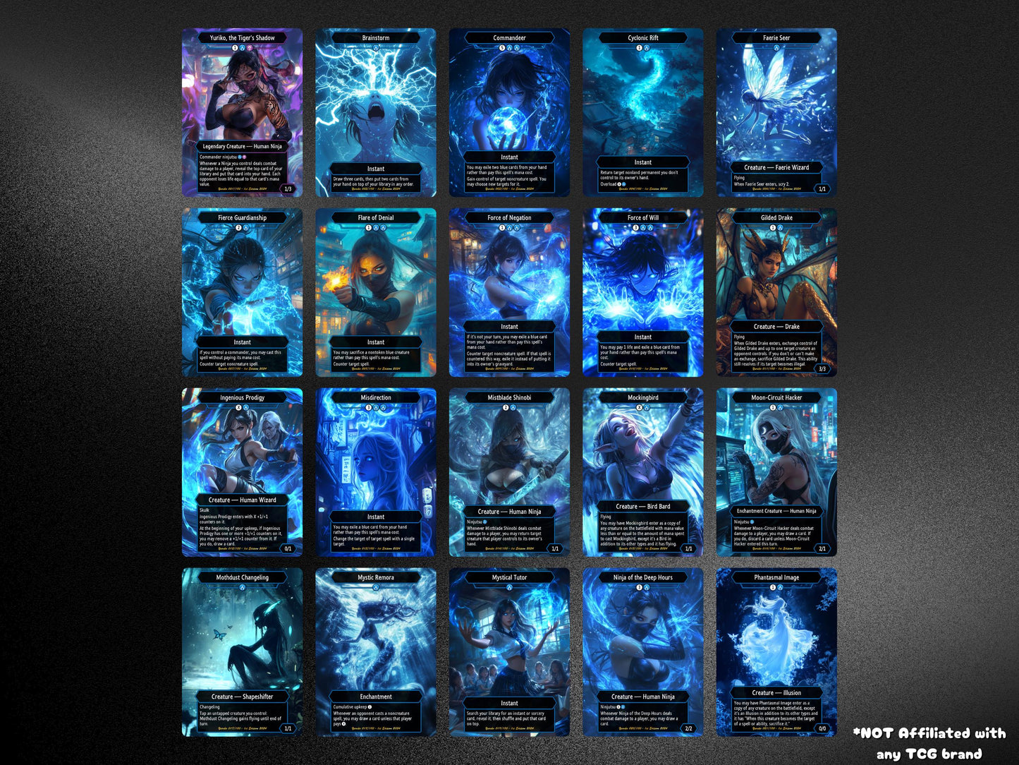 Yuriko Commander Ninja Deck – Custom Cards for Casual Play