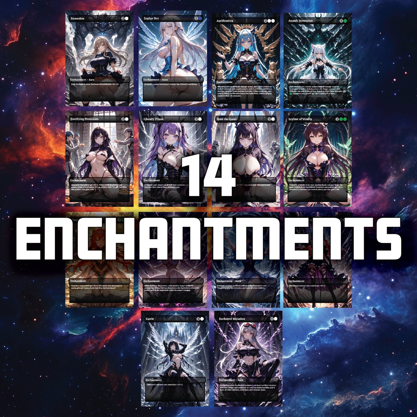 Custom Arcades, the Strategist Proxy Commander Deck - Sexy Art Edition