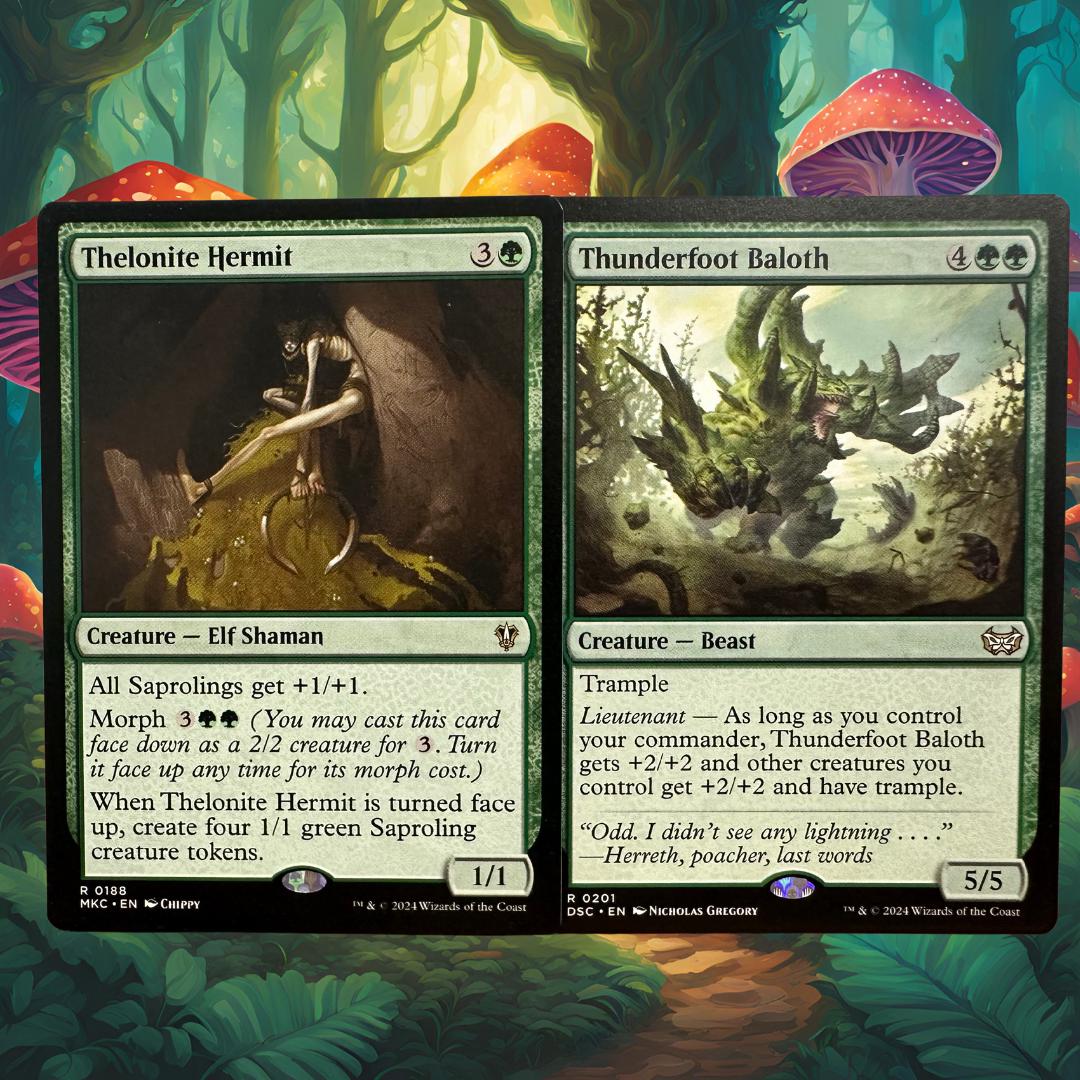 MTG Commander Deck EDH Deck Shroofus Sproutsire 100 Magic Cards Custom Deck Green Saprolings