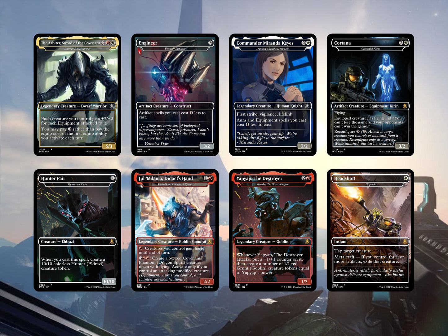 Halo Infinite Commander Deck • Halo Infinite themed Mtg Proxy Deck • Halo Armor • Mtg Deck Box •Proxy Custom Card •MTG Proxy Cards •Edh Deck