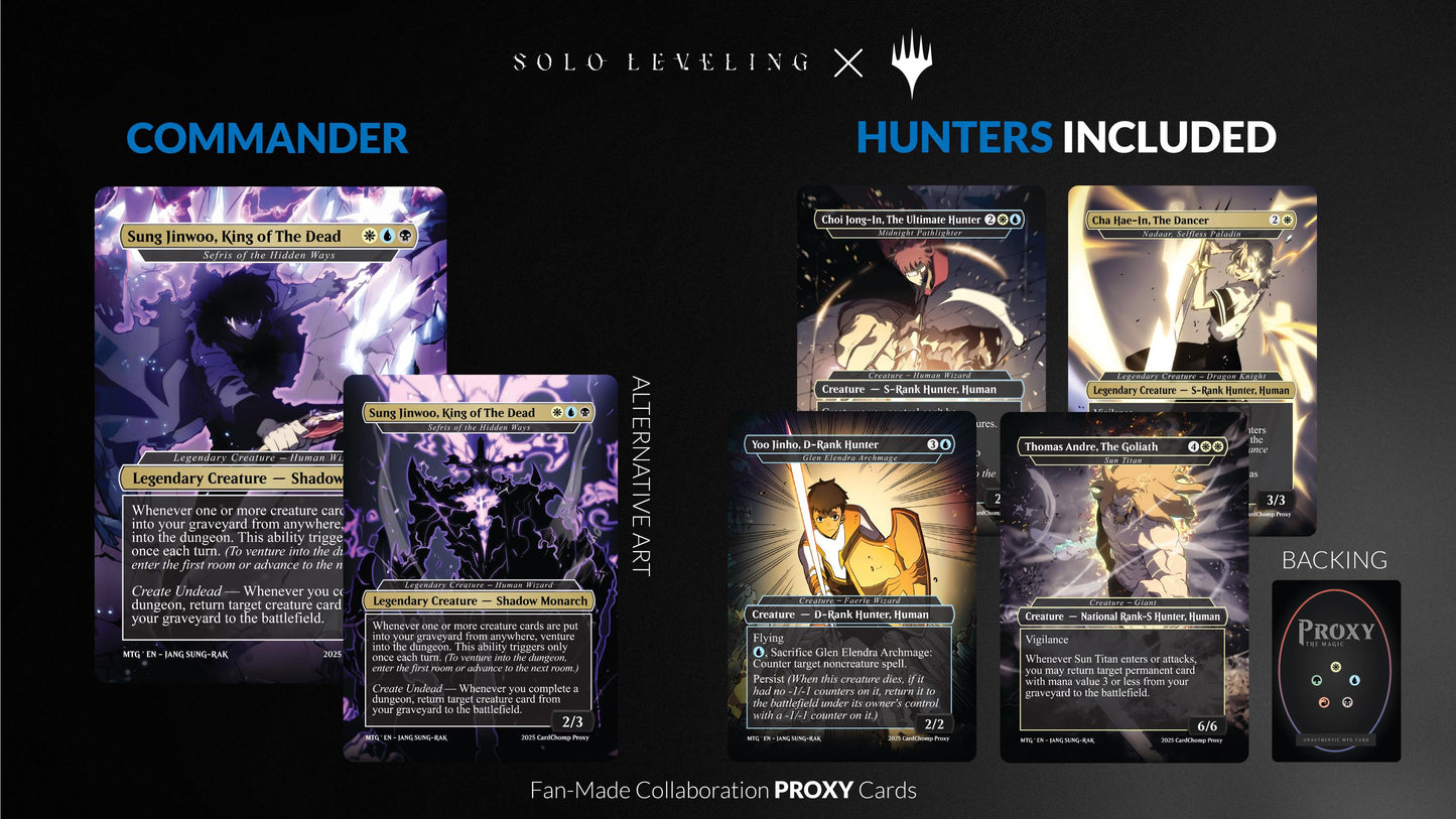 Solo Leveling - Enter the Dungeon Commander Deck