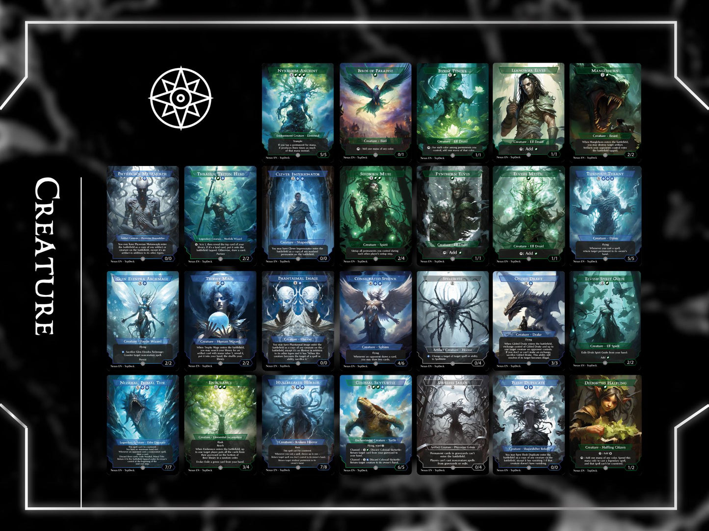 Kinnan Infinite Mana - Commander EDH Deck - With Tokens - MTG Full Proxy Deck, Altered Cards cEDH