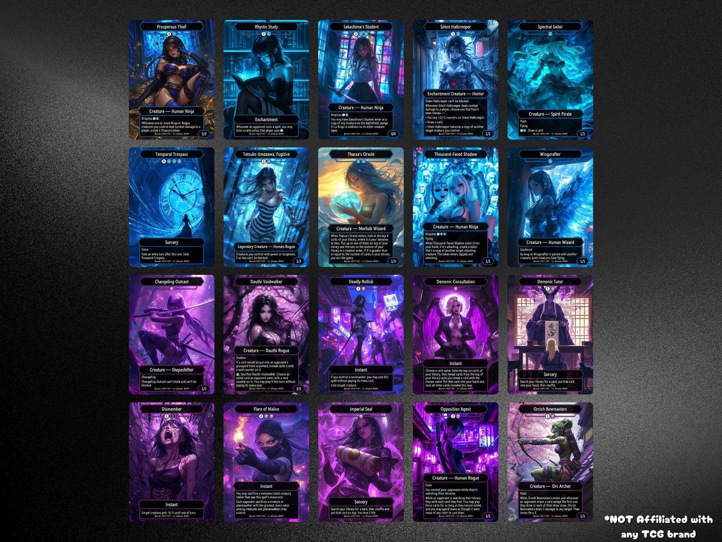 Yuriko Commander Ninja Deck – Custom Cards for Casual Play