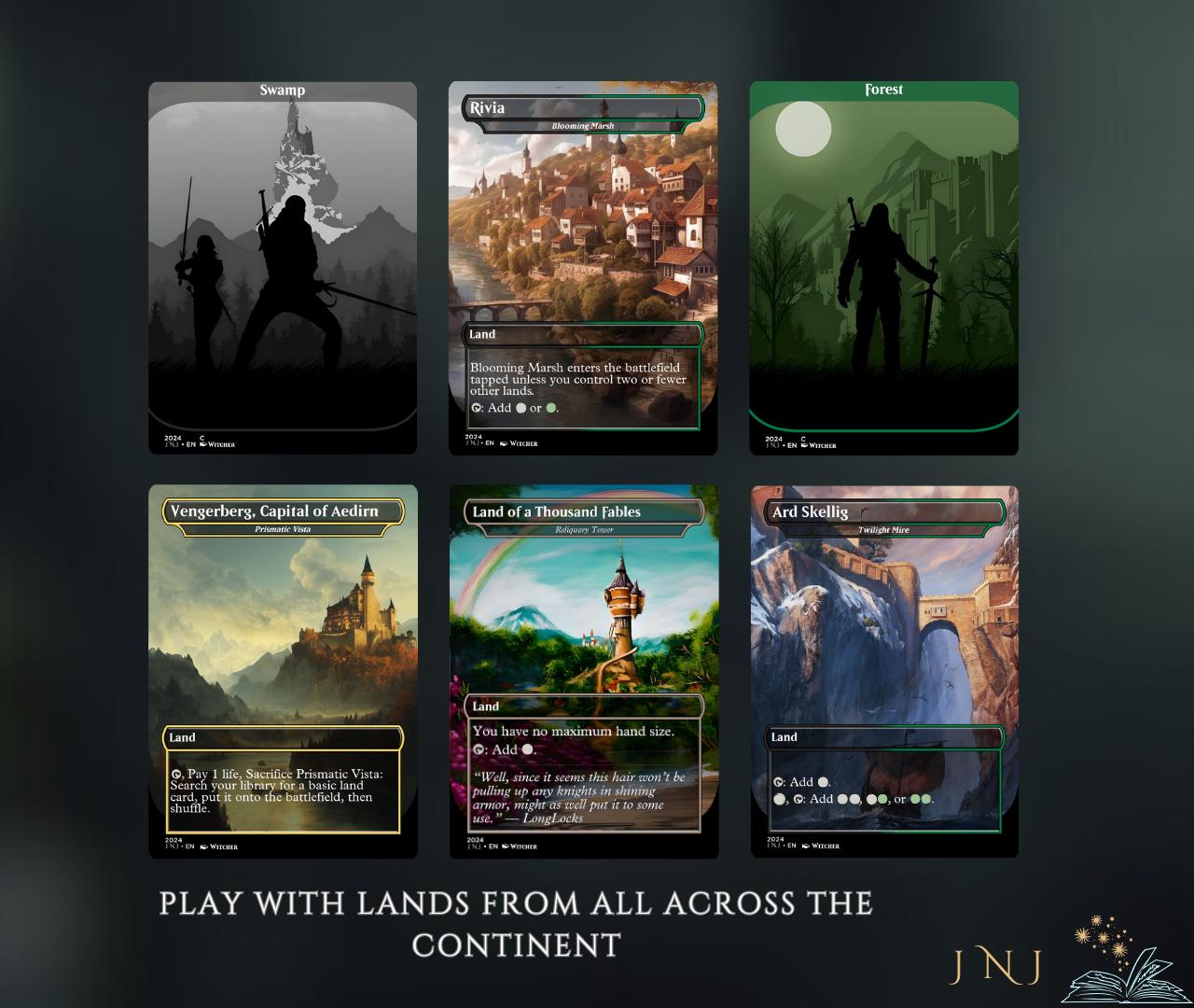 Witcher Themed Commander Deck, Golgari Control/Death Triggers, 110+ cards EDH Deck Premium Quality Proxy