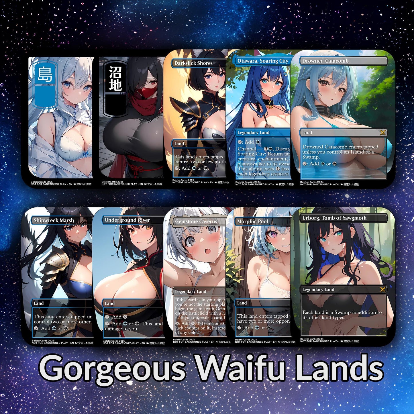 Yuriko, the Tiger's Shadow Anime Waifu Proxy Custom Card TCG Foil/NonFoil Mature Gorgeous Anime Art For EDH Commander Gift For Him/Her