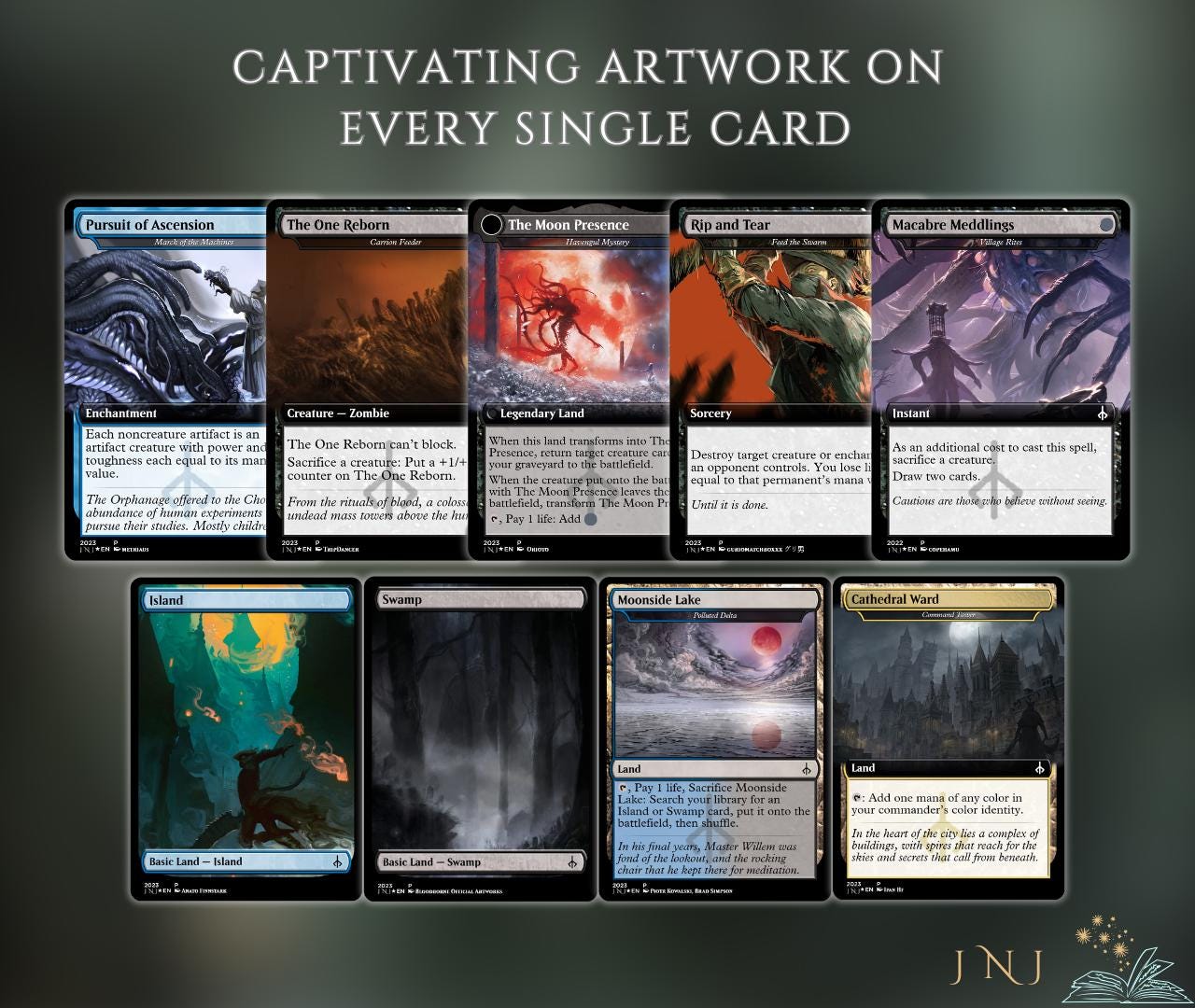 Bloodborne Themed Commander Deck Proxies, Aristocrat/Artifact Combo, 120+ Unique Cards, Quality Custom Card Proxy Replicas for Commander EDH