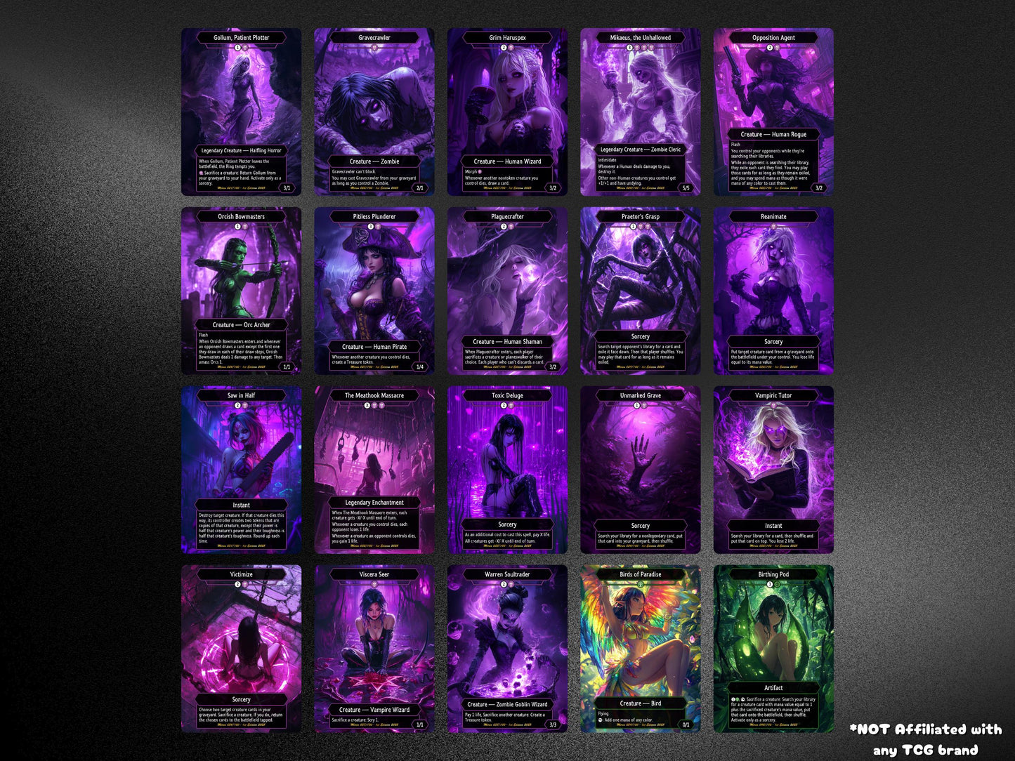 Meren Commander Graveyard Deck – Custom Cards for Casual Play