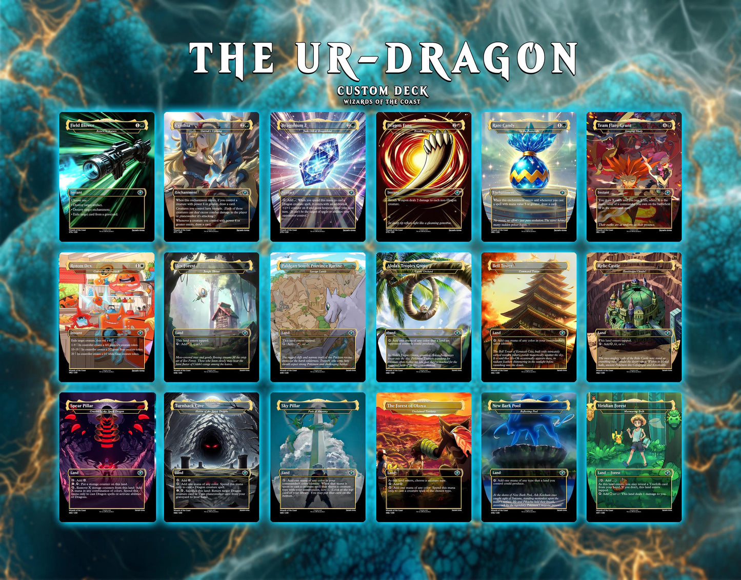 The Ur Dragon MTG Proxy Commander Deck