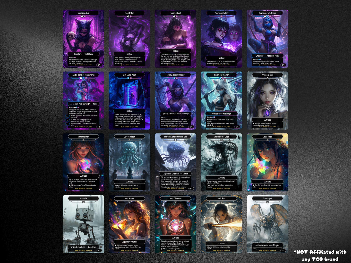 Yuriko Commander Ninja Deck – Custom Cards for Casual Play