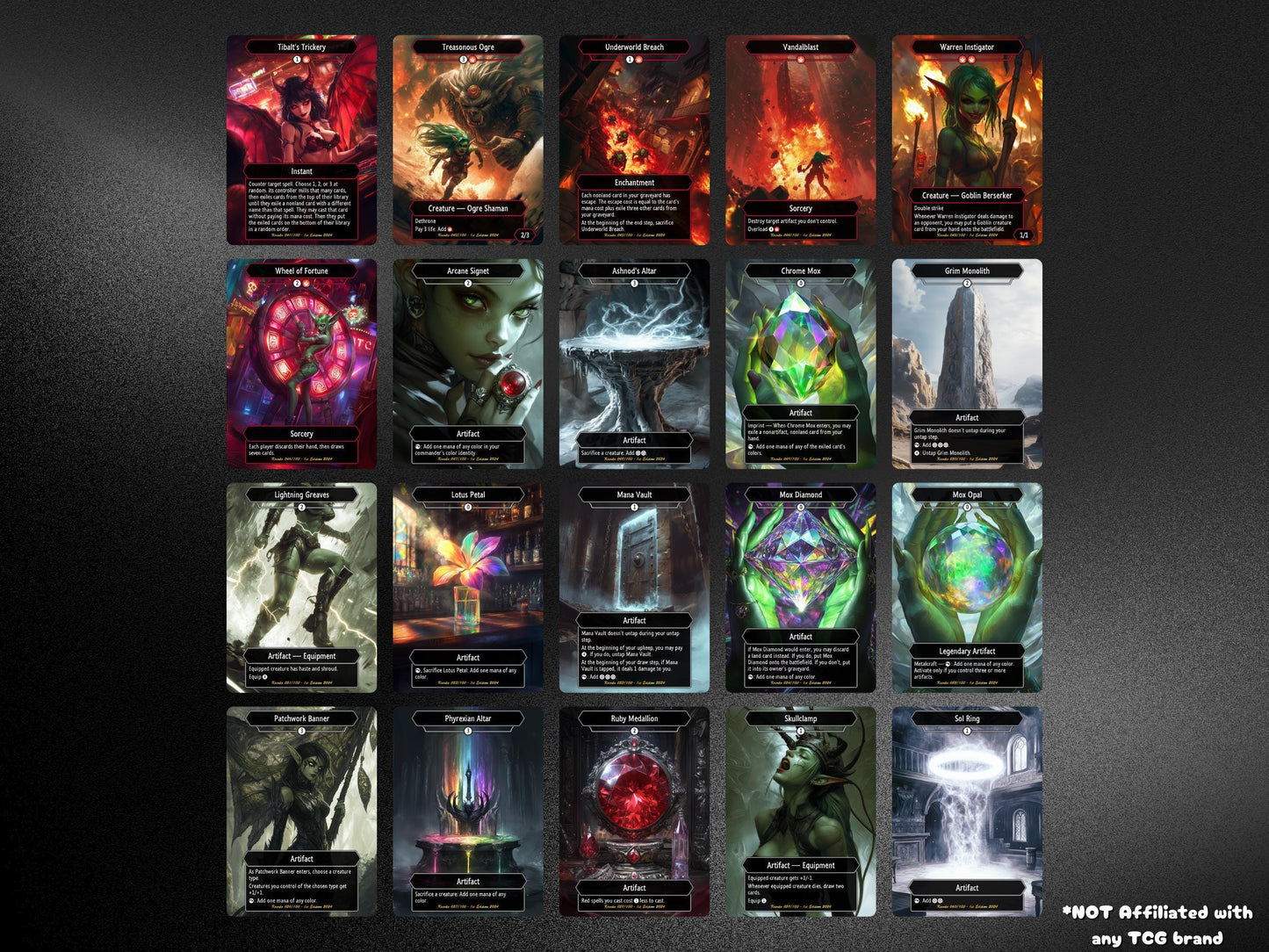 Krenko Commander Goblin Deck – Custom Cards for Casual Play