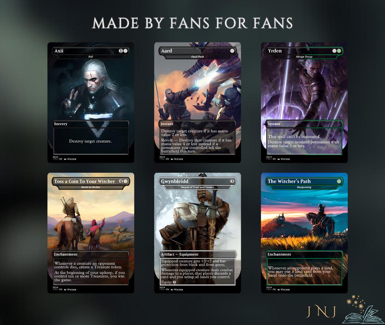 Witcher Themed Commander Deck, Golgari Control/Death Triggers, 110+ cards EDH Deck Premium Quality Proxy