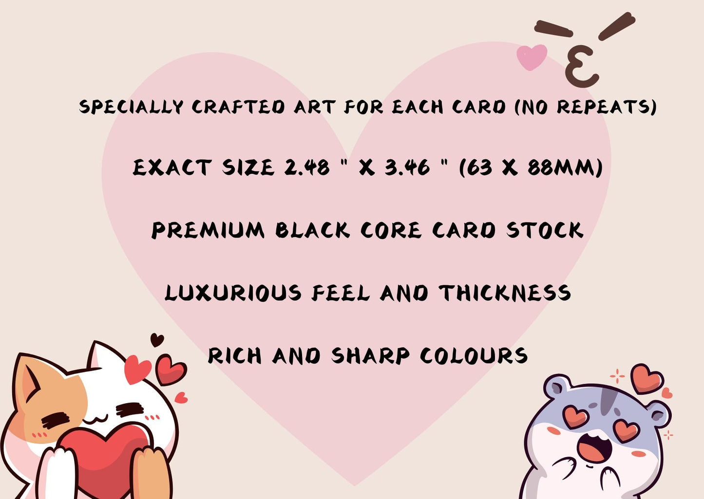 Rin and Seri Cat Dog Proxy Commander EDH Deck, 100 Cards + 8 Free Tokens | Cute Custom Full Art | MuraProxyArt