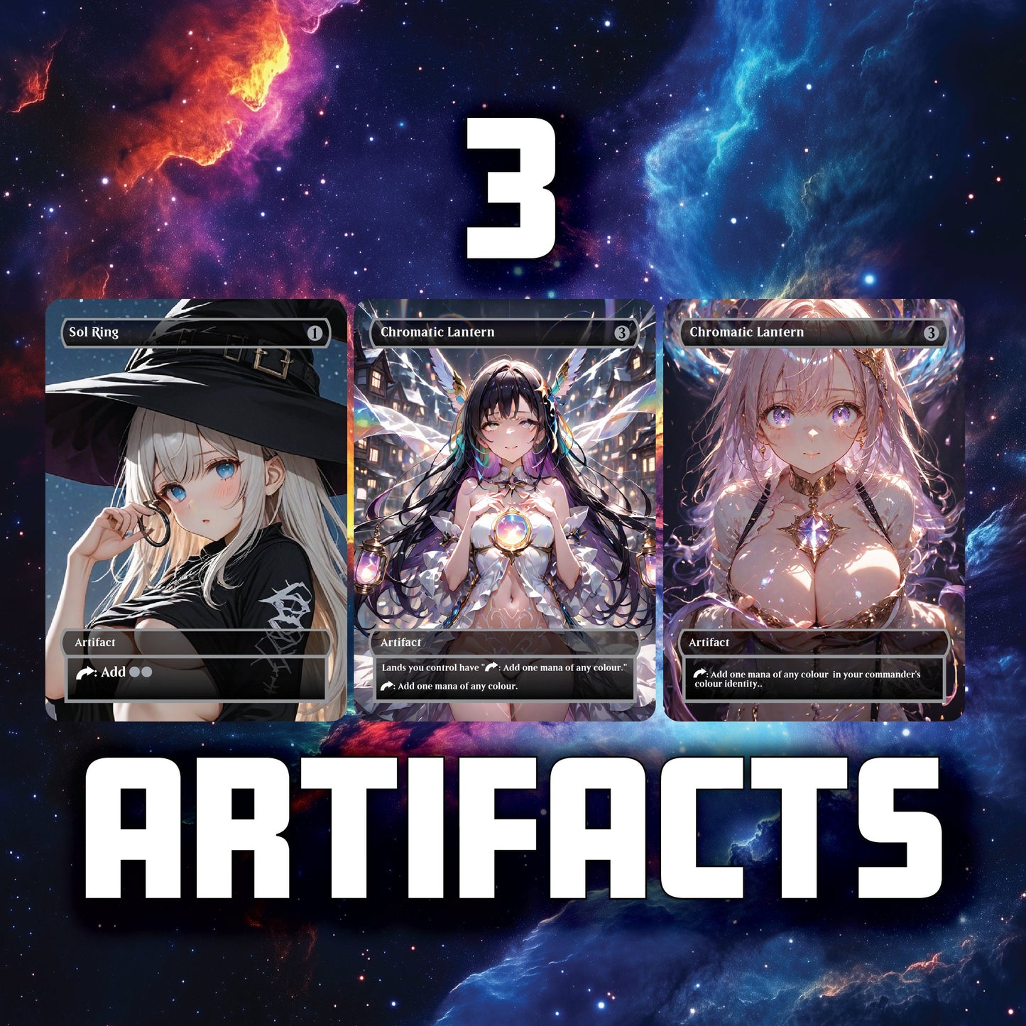 Custom Arcades, the Strategist Proxy Commander Deck - Sexy Art Edition