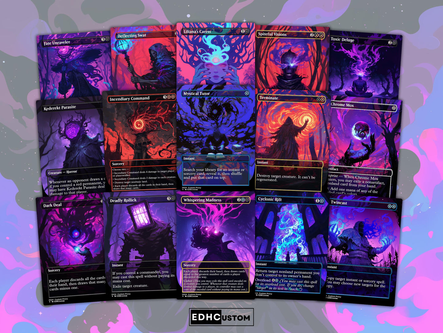 Nekusar Wheels Proxy Deck 100 Cards + Sideboard + Tokens | Premium Quality Custom MTG Proxies for EDH Commander