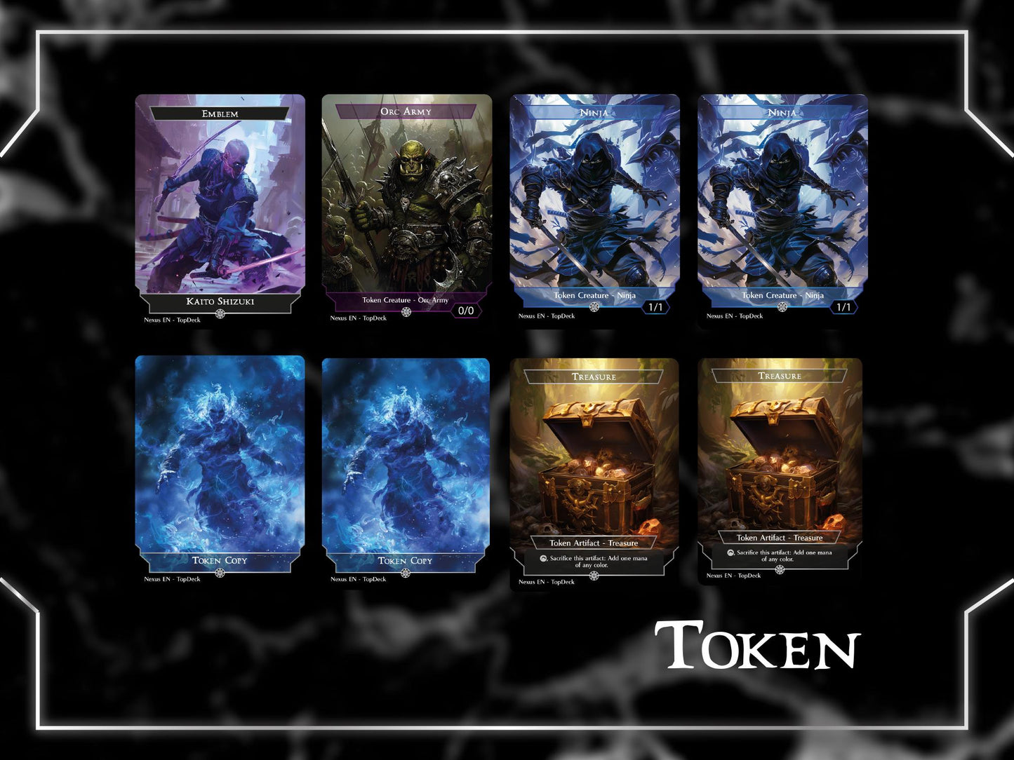Yuriko Ninja - Commander EDH Deck - With Tokens - MTG Full Proxy Deck, Altered Cards cEDH