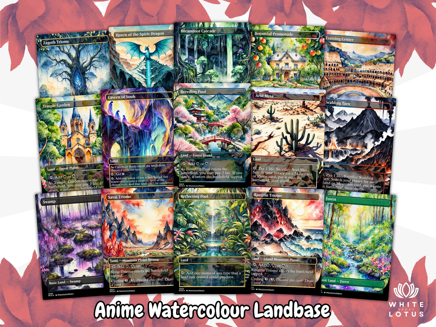 The Ur Dragon Anime Waifu Proxy Commander Deck Custom Proxy EDH Dragon Tribal English High Quality Cards