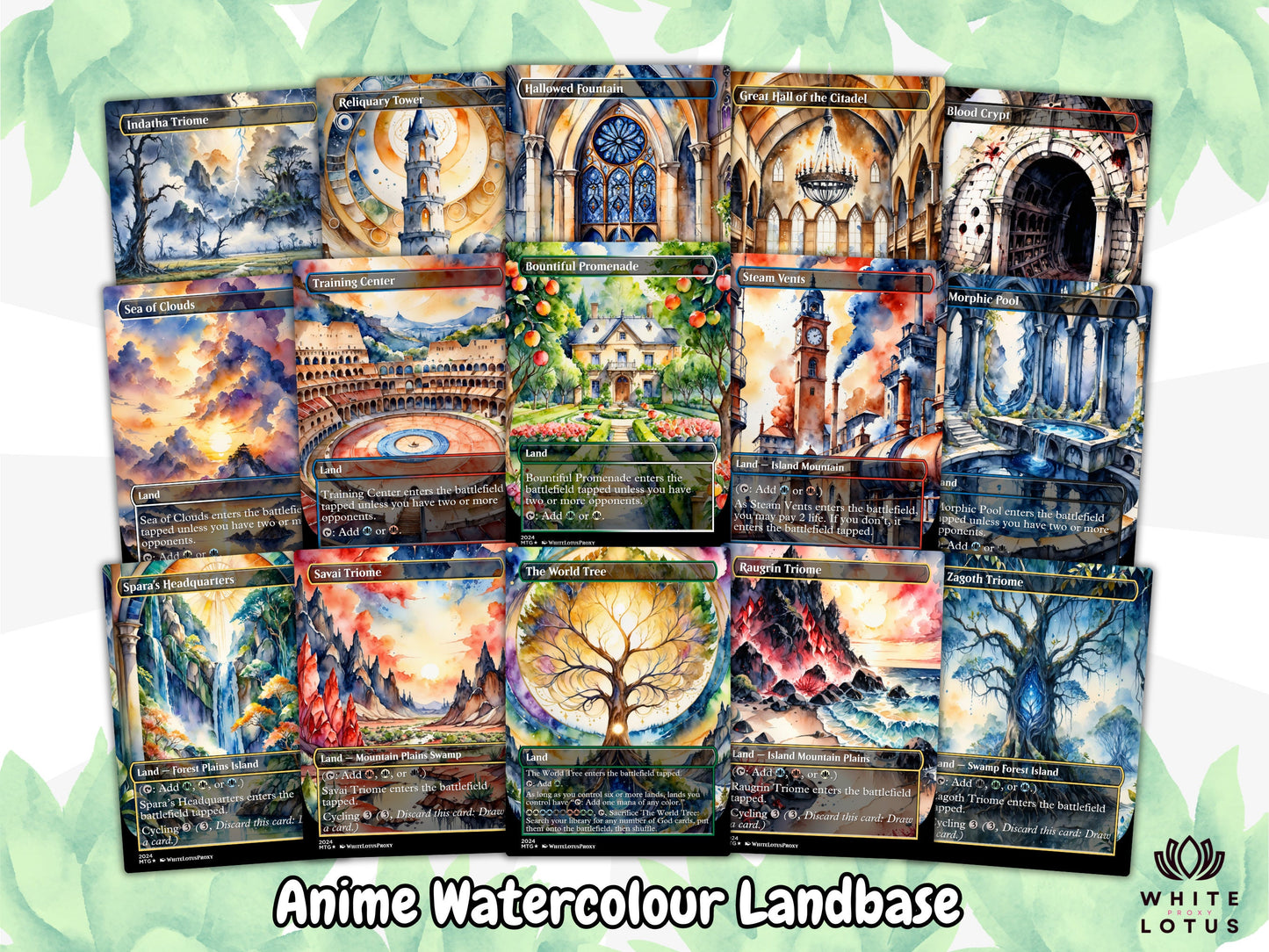 Esika God of the Tree Anime Waifu Proxy Commander Deck Custom Proxy EDH Superfriends English High Quality Cards