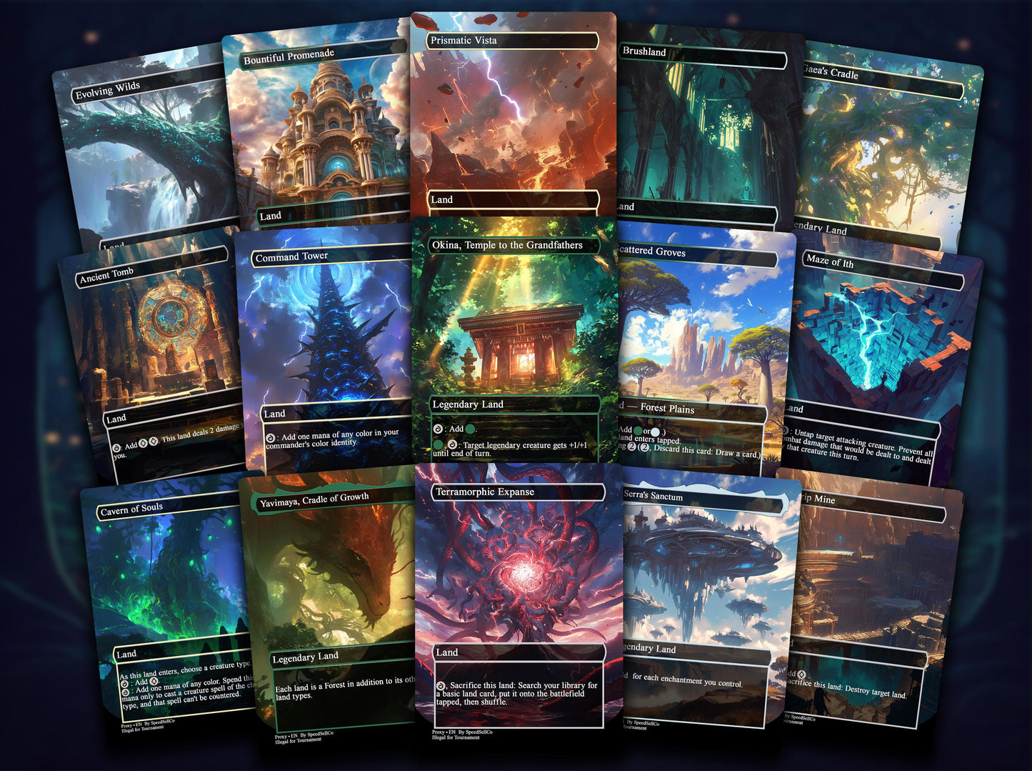 Arahbo Cat Tribal EDH Proxy Deck | Anime Custom Art, Foil Options, Custom Commander Deck + 14 Chibi Tokens