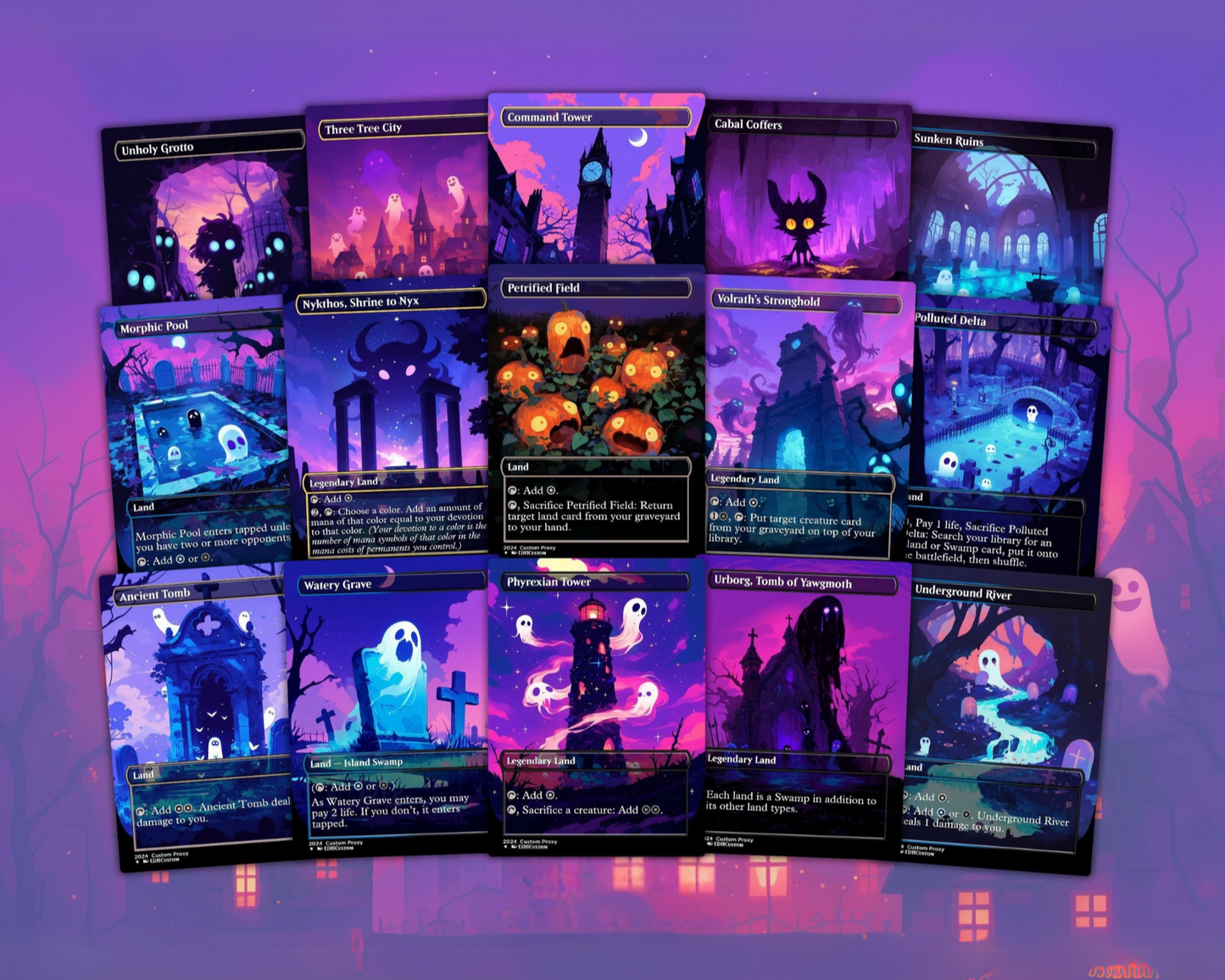 Zombies Proxy Deck Gisa and Geralf 100 Cards + Sideboard + Tokens | Premium Quality Custom MTG Proxies for EDH Commander