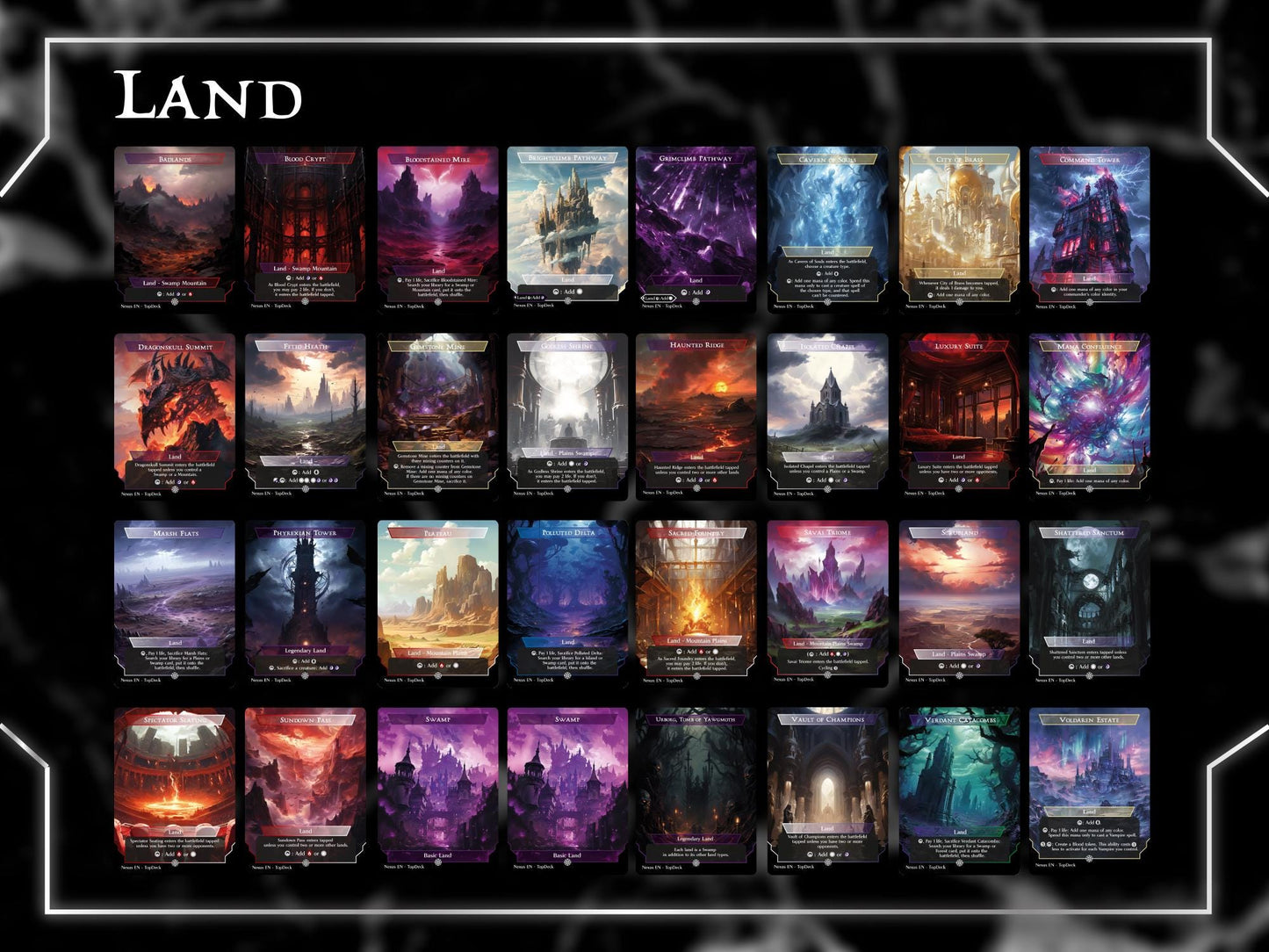 Edgar Vampires - Commander EDH Deck - With Tokens - MTG Full Proxy Deck, Altered Cards cEDH