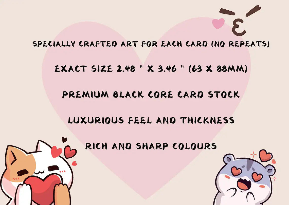 Arahbo Cat Tribal Proxy Commander Deck, 100 Cards + 14 Free Tokens | Cute Custom Full Art | MuraProxyArt