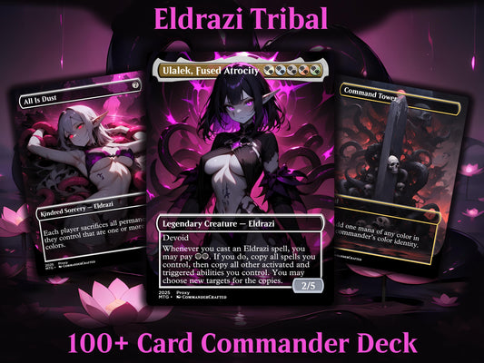 Eldrazi Tribal Commander Deck Ulalek, fused atrocity Complete EDH Deck Proxy Deck