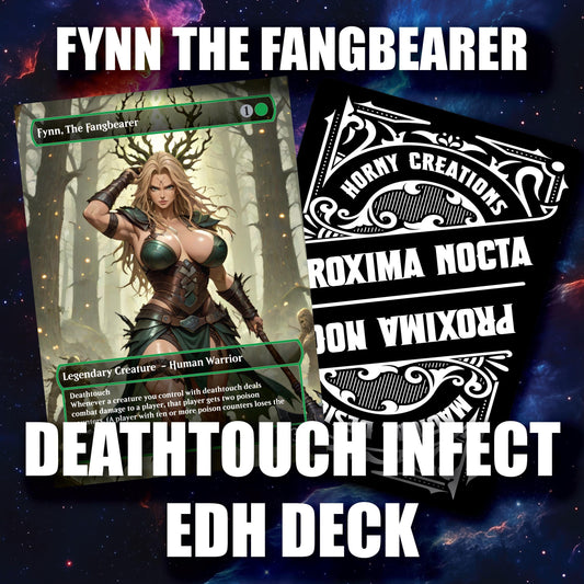 Conquer with Poison & Passion! | Custom Proxy MTG EDH Deck – Fynn, the Fangbearer | Sexy Viking Art