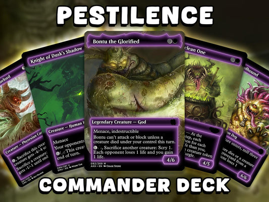 Pestilence EDH Commander Deck – Custom Plague-Inspired MTG Proxy Deck