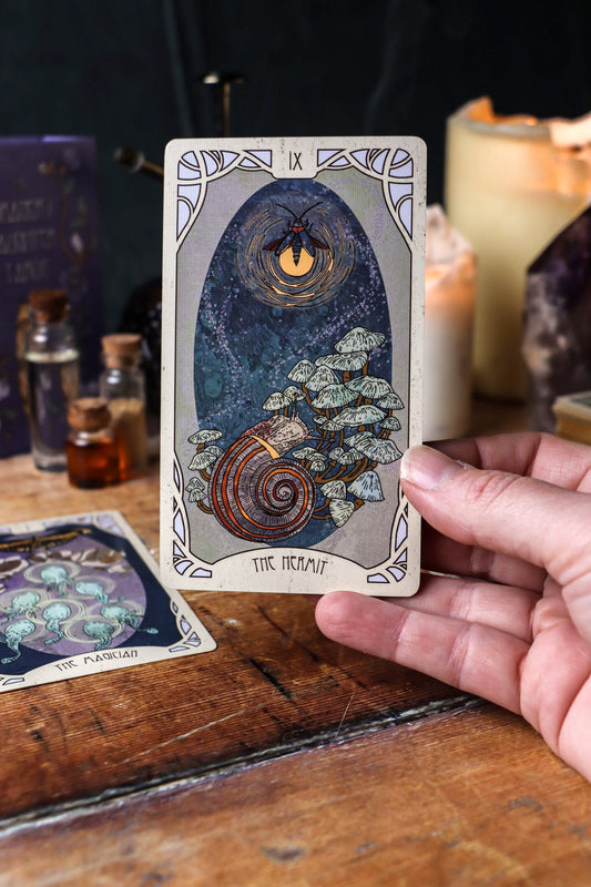 Forager's Daughter Tarot: Afterlight Edition Deck & Printed Guidebook, Deluxe Divination Set