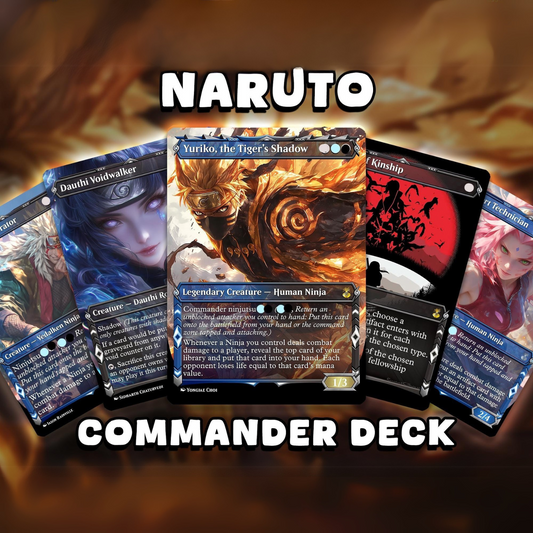 Naruto Ninja Commander Deck – Yuriko Reimagined | Fast & Sneaky Ninjutsu EDH Proxy