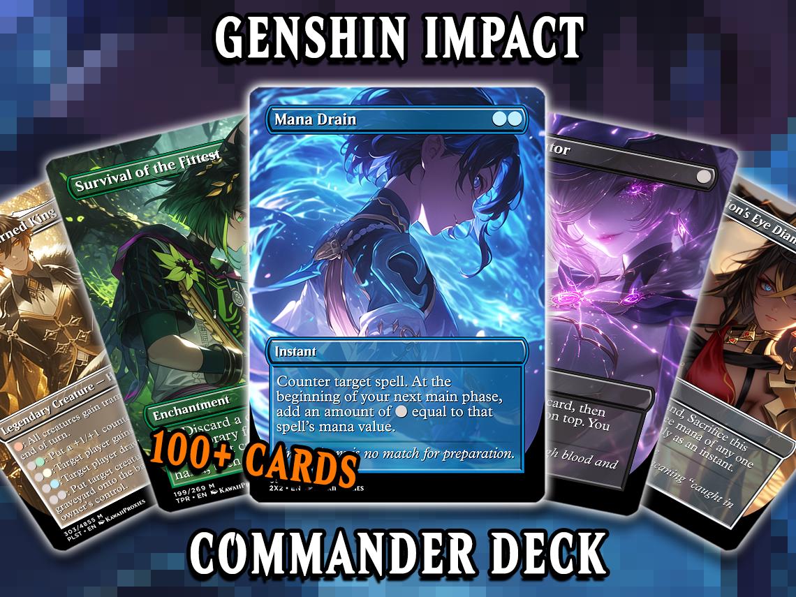 Genshin MTG Deck - Kenrith EDH | Premium The Evolution | Custom Competitive 100+ Cards