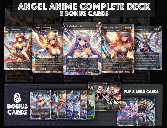 Edgar Markov Anime Style Waifu Tribal Commander Deck Special Edition Custom Proxy Deck Art For EDH High Quality Cards 108 Cards