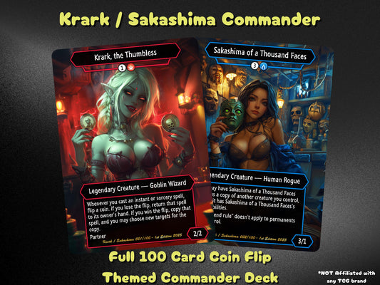 Krark Commander Coin Flip Deck – Custom Cards for Casual Play