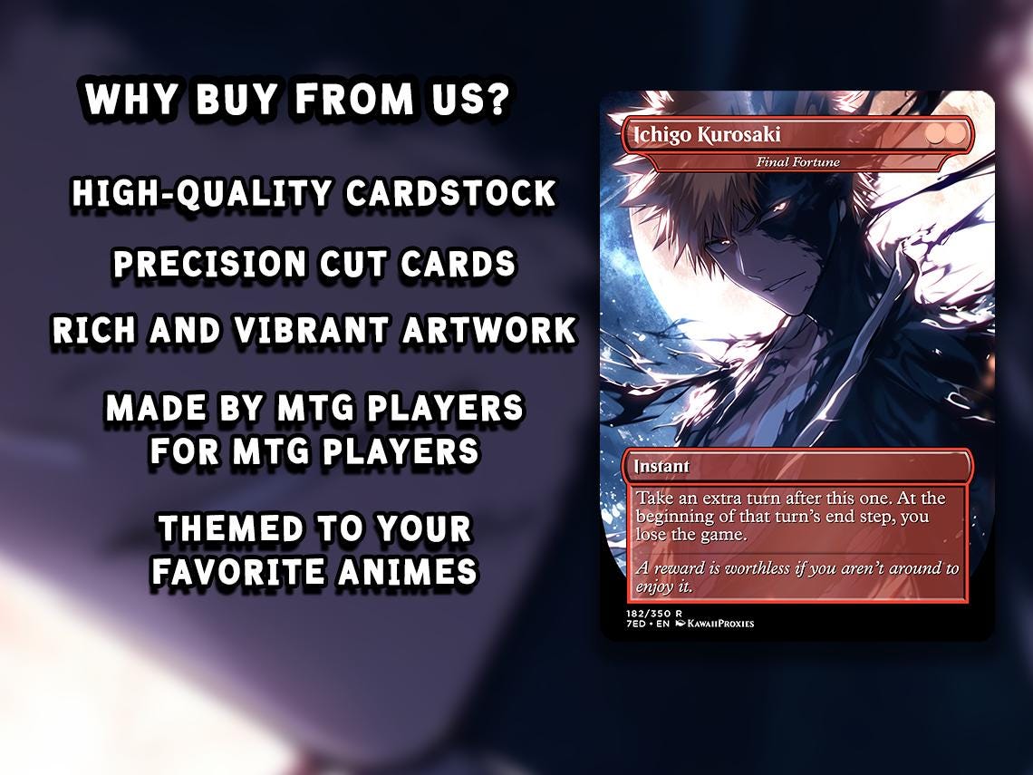 Bleach MTG Deck - Kess EDH | Premium Tainted Kess | Custom Competitive 100 Cards