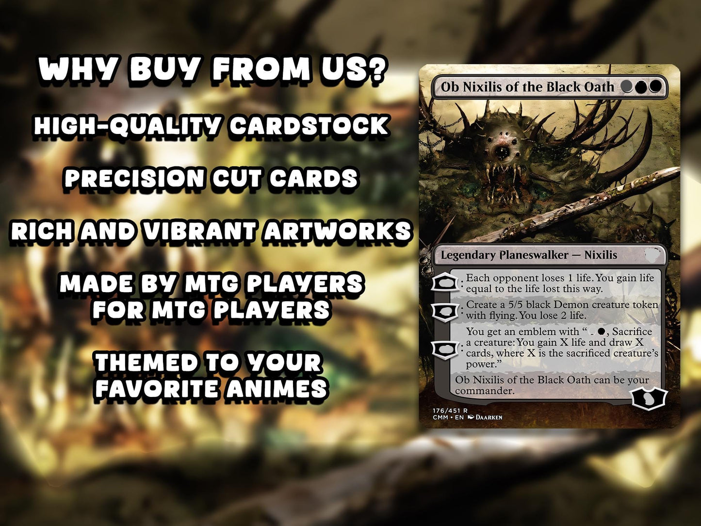 Pestilence EDH Commander Deck – Custom Plague-Inspired MTG Proxy Deck