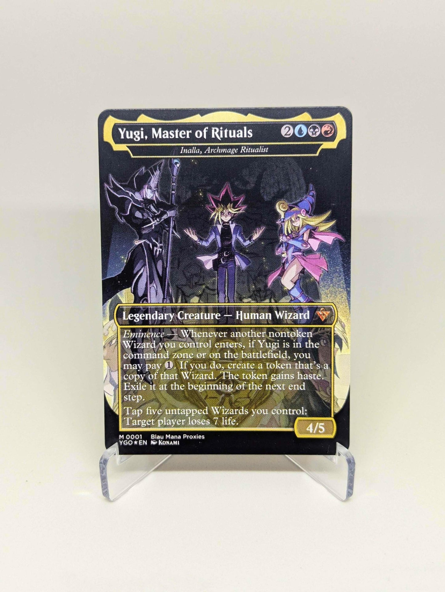 Yu-Gi-Oh MTG EDH Commander Proxy Deck - Dark Magic! - Wizards - 100 Cards, 8 Tokens - Magic - Gathering - Yugioh - Proxies - Orica