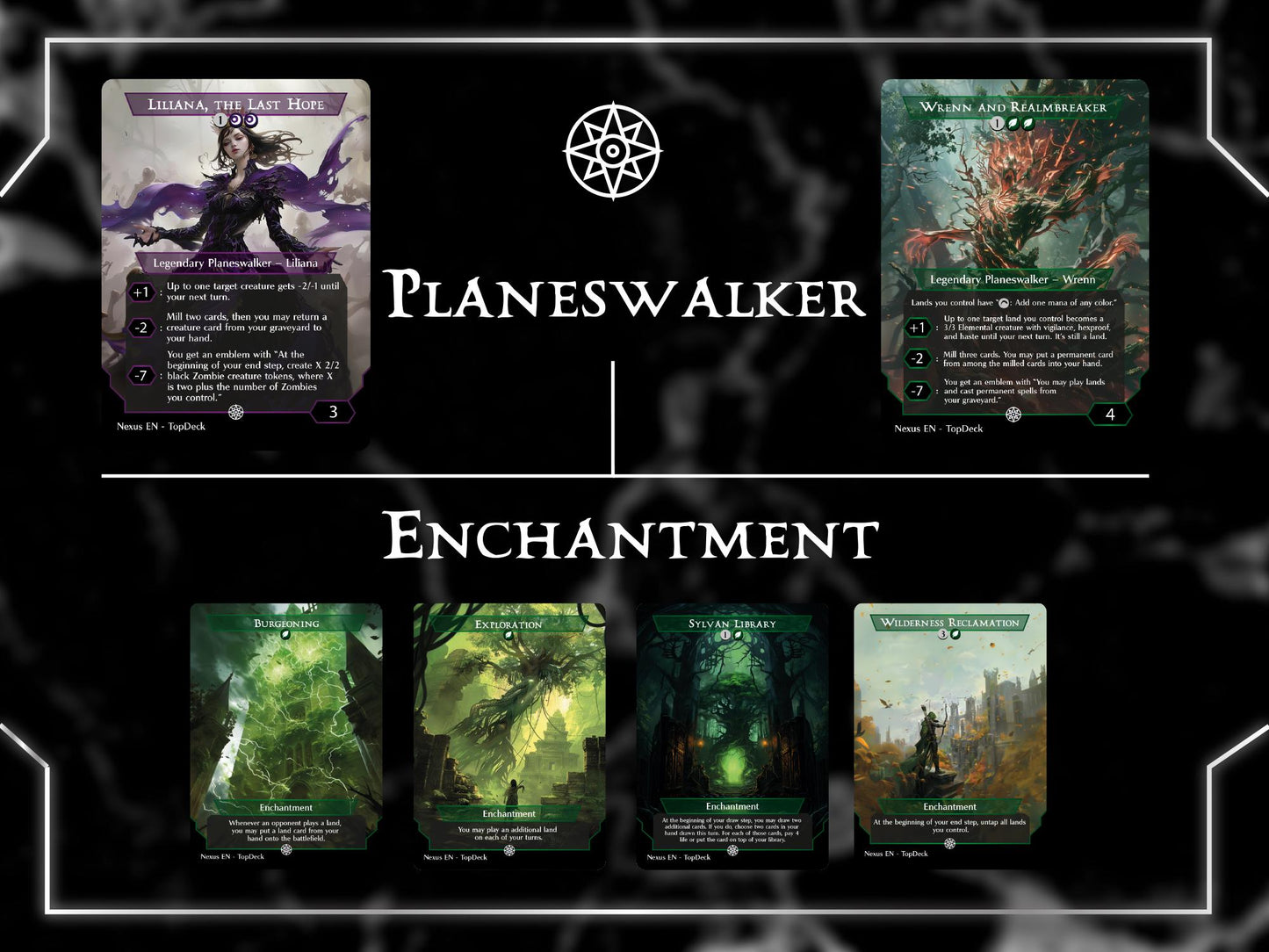 The Necrobloom Landfall - Commander EDH Deck - With Tokens - MTG Full Proxy Deck, Altered Cards cEDH